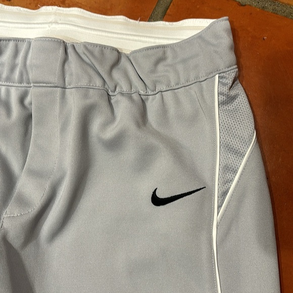 NIKE softball pants Large gray - Picture 2 of 5